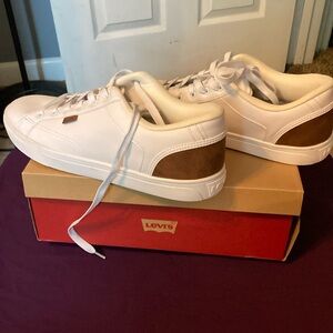 Levi's White and Brown Casual Sneakers Men’s Size 13M